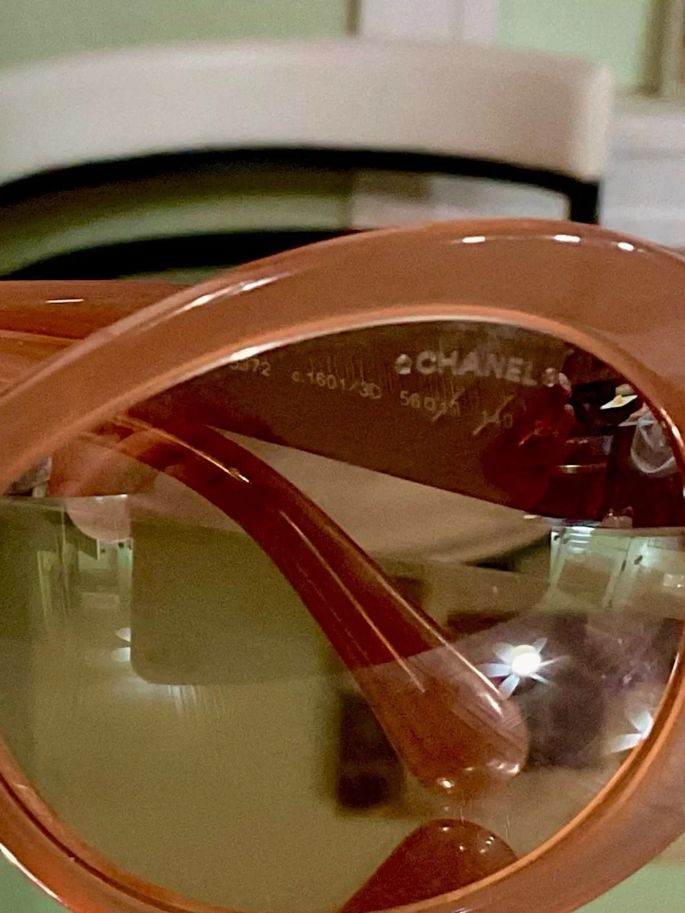 CHANEL OVAL CC SUNGLASSES 5372 AUTHENTIC